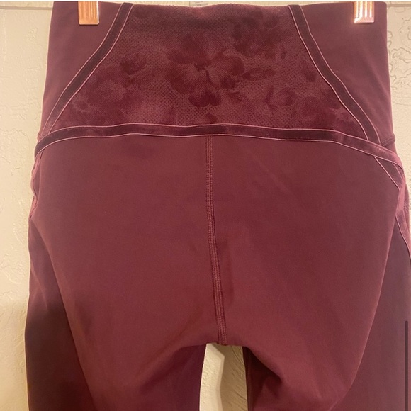 Lululemon Wunder Under High-Rise Tight Flocked Scatter Floral Dark Adobe - Picture 5 of 8